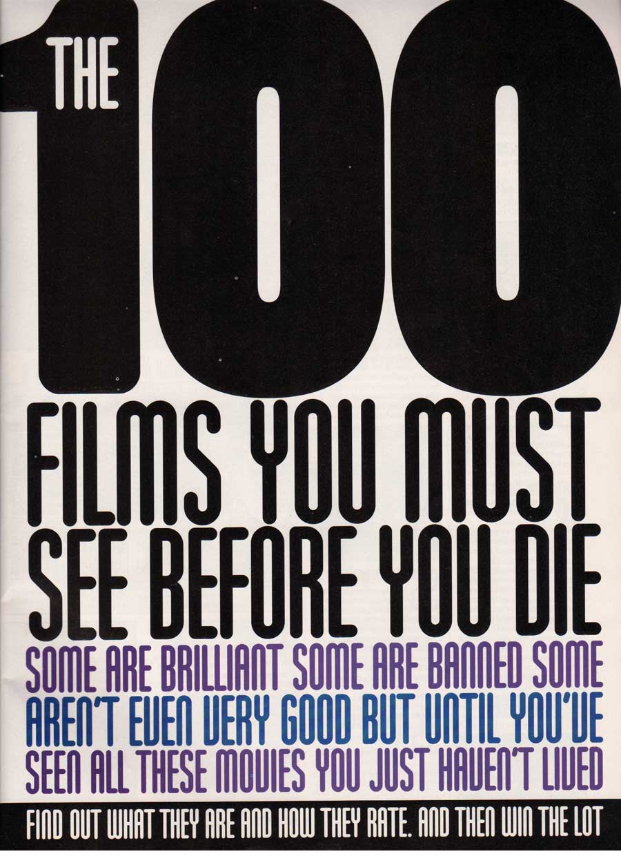 100 Films You Must See Before You Die Neon Magazine Scans 97 99 The Website